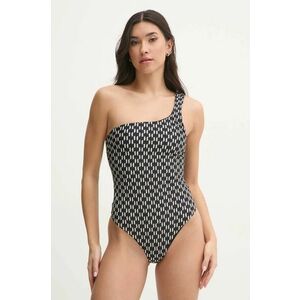 Karl Lagerfeld costum de baie dintr-o bucată culoarea negru, cupa moale, A1W46043 imagine