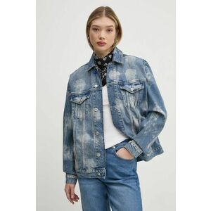 Karl Lagerfeld Jeans geacă din denim femei, de tranziție, oversize, A1W14014 imagine