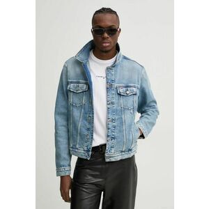 Tommy Jeans geacă din denim bărbați, de tranziție, DM0DM21098 imagine