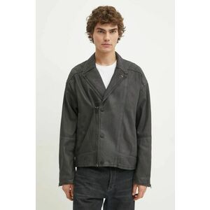 G-Star Raw geacă de blugi bărbați, culoarea gri, de tranziție, oversize, D25262-D490 imagine