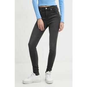 Tommy Jeans jeans femei, culoarea gri, DW0DW19550 imagine