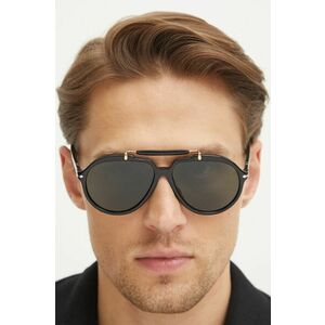 Persol ochelari de soare bărbați, culoarea negru, 0PO0202S imagine