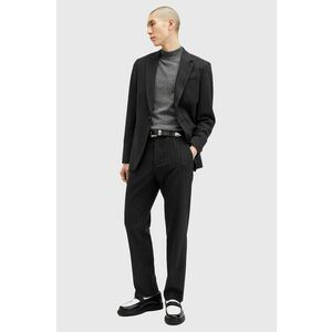 AllSaints pantaloni HEDDON bărbați, culoarea negru, drept, M042QB imagine