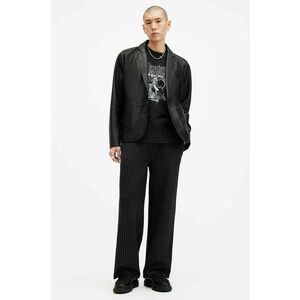 AllSaints pantaloni SINCLAIR bărbați, culoarea negru, drept, M016TB imagine