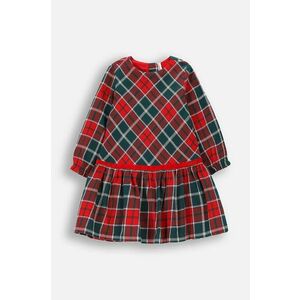 Coccodrillo rochie din bumbac pentru bebeluși culoarea alb, mini, evazați, ELEGANT BABY GIRL imagine