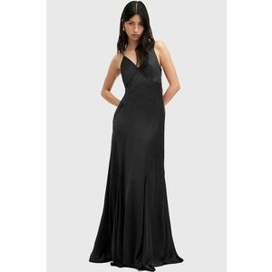 AllSaints rochie LILI culoarea negru, maxi, evazați, W258DB imagine