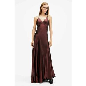 AllSaints rochie LILI culoarea roșu, maxi, evazați, W291DB imagine