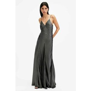 AllSaints rochie LILI culoarea gri, maxi, evazați, W291DB imagine