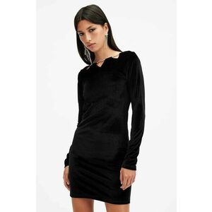 AllSaints rochie REGINA culoarea negru, mini, mulată, W172DB imagine