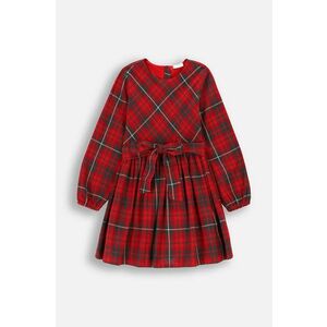 Coccodrillo rochie din bumbac pentru copii culoarea alb, mini, evazați, ELEGANT JUNIOR GIRL imagine