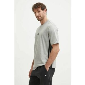 adidas tricou din bumbac Essentials bărbați, culoarea gri, cu imprimeu, JE6396 imagine