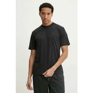 adidas Originals tricou din bumbac Q12 TS TEE CO bărbați, culoarea negru, cu imprimeu, JP0193 imagine