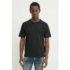 Diesel tricou T-ADJUST-SLITS-R17 T-SHIRT bărbați, culoarea negru, uni, A16672.0AIJU imagine