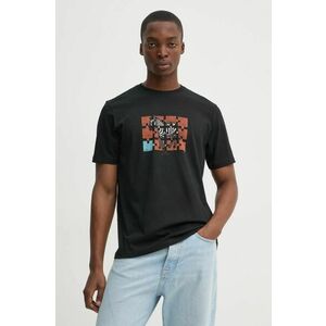 PS Paul Smith tricou din bumbac bărbați, culoarea negru, cu imprimeu, M2R.011R.PP5079 imagine