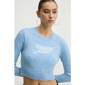 Tommy Jeans pulover din amestec de lână femei, light, DW0DW19895 imagine