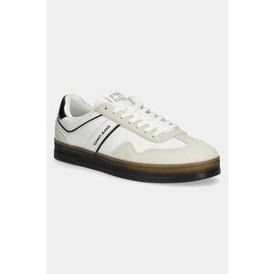 Tommy Jeans sneakers din piele THE GREENWICH LEATHER culoarea alb, EM0EM01524 imagine