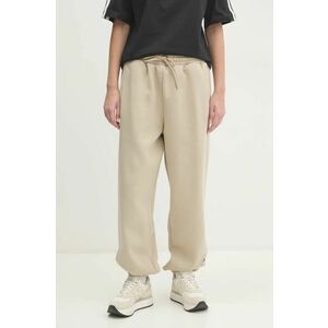 adidas by Stella McCartney pantaloni de trening culoarea bej, cu imprimeu, JI5168 imagine