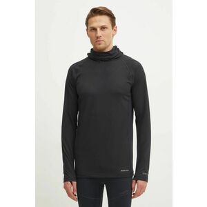 Burton longsleeve funcțional Midweight X Base Layer Long Neck Hoodie culoarea negru, 222011 imagine