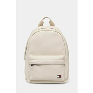 Tommy Jeans rucsac femei, culoarea bej, mic, uni, AW0AW17357 imagine