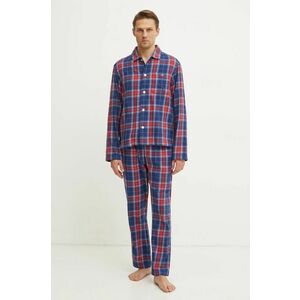 Gant pijamale de bumbac culoarea bleumarin, cu imprimeu, 902449100 imagine