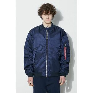 Alpha Industries geacă bomber MA-1 CS bărbați, culoarea bleumarin, de tranziție, oversize, 136136 imagine