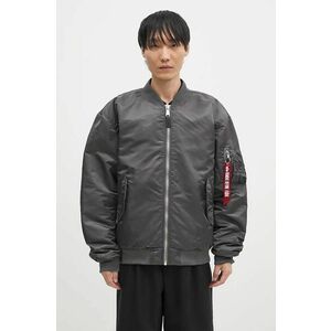 Alpha Industries geacă bomber MA-1 CS barbati, culoarea gri, de tranzitie, oversize, 136136 imagine