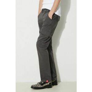 Alpha Industries pantaloni de bumbac Agent Pant culoarea gri, cu fit cargo, 158205 imagine