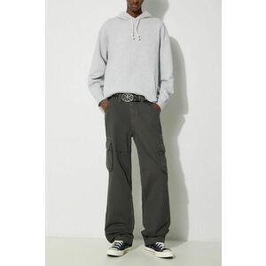 Alpha Industries pantaloni de bumbac Jet Pant culoarea gri, drept, 101212 imagine