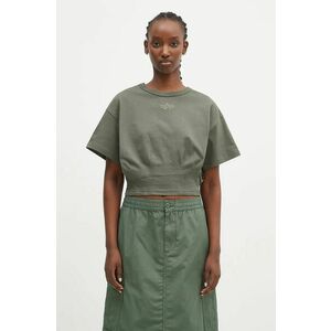 Alpha Industries tricou din bumbac Waisted femei, culoarea verde, 148070 imagine