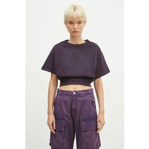 Alpha Industries tricou din bumbac Waisted femei, culoarea violet, 148070 imagine