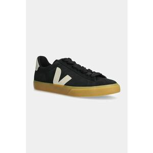 Veja sneakers din piele intoarsă Campo culoarea negru, CP0303692B imagine