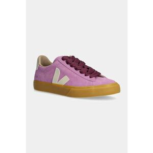 Veja sneakers din piele intoarsă Campo culoarea violet, CP0303691A imagine