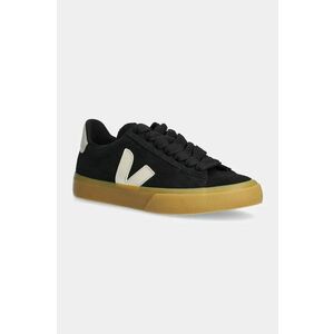 Veja sneakers din piele intoarsă Campo culoarea negru, CP0303692A imagine