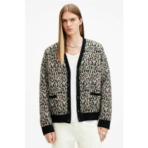 AllSaints cardigan din amestec de lână NEKO culoarea bej, M096KB imagine