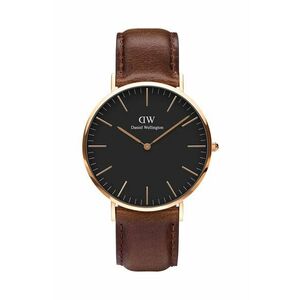 Daniel Wellington ceas bărbați, culoarea maro, DW00100125 imagine