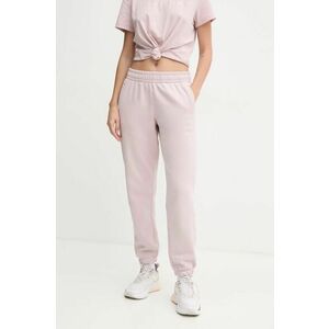 Dkny pantaloni de trening culoarea roz, melanj, DP4P3526 imagine