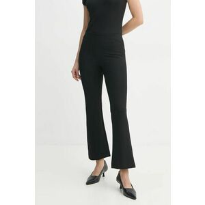 Filippa K pantaloni femei, culoarea negru, evazați, high waist, 29907 imagine