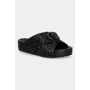 Kurt Geiger London papuci Chelsea Cross Strap Dr femei, culoarea negru, 3973109609 imagine