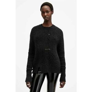 AllSaints pulover de lână WINNIE femei, culoarea negru, călduros, W111KB imagine