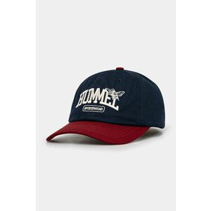 Hummel șapcă de baseball din bumbac culoarea bleumarin, cu imprimeu, 226045 imagine