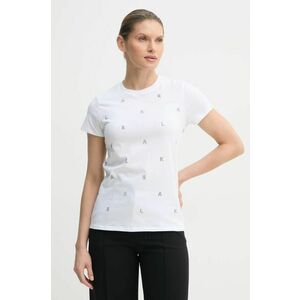 Karl Lagerfeld tricou din bumbac femei, culoarea alb, A1W17078 imagine