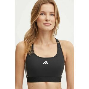 adidas Performance sutien sport Powerreact Hyperglam culoarea negru, IX9248 imagine