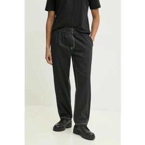 adidas Originals pantaloni de bumbac Wabash culoarea negru, drept, JP4489 imagine