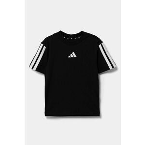 adidas tricou de bumbac pentru copii culoarea negru, cu imprimeu, JE0317 imagine