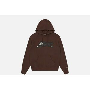 Woodgrain Running Dog Popover Hoodie imagine