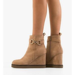 Botine dama Sien Khaki imagine