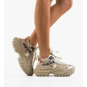 Sneakers dama Zan Khaki imagine