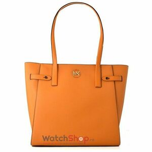 Geanta Michael Kors Carmen 35S2GNMT3L-HONEY-COMB, 30 x 53 x 12, Portocaliu imagine