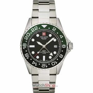 Ceas Swiss Alpine Military BY GROVANA 7052.1138 GMT imagine