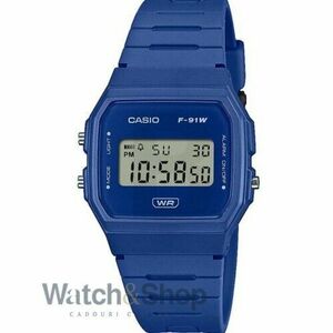 Ceas Casio Casio Collection F-91WB-2A1EF imagine